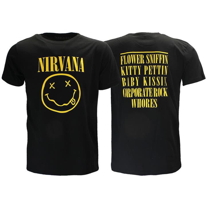 Nirvana Flower Sniffin T-Shirt, Kleding | Heren, T-shirts, Verzenden