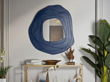 WANDSPIEGEL DALIA BLAUW CM 90X4X97, Huis en Inrichting, Ophalen of Verzenden, Nieuw