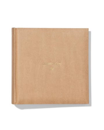 HEMA Fotoalbum 22.5x22.5cm bruin, Verzenden, Nieuw