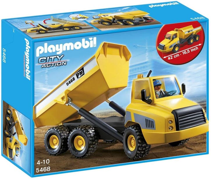 Playmobil City Action Industrial Dump Truck Set - 5468 (Nieu, Kinderen en Baby's, Speelgoed | Playmobil, Nieuw, Verzenden