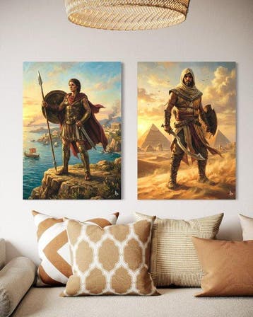 ANDSAL - Lot of 2 Assassins Creed: Odyssey Kassandra &, Nieuw