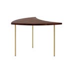 &tradition Pinwheel Hm7 Bijzettafel Hout Messing Bruin -, Huis en Inrichting, Tafels | Bijzettafels, 45 tot 60 cm, Scandinavisch/Eclectisch/Hollywood Regency