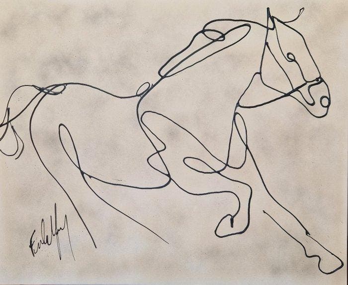 Henry Escobar - Galop, Antiek en Kunst, Kunst | Designobjecten