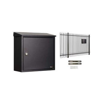 Hekbrievenbus Allux 400 - zwart, Verzenden, Nieuw