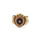 Armband - 14 karaat Geel goud Amethist - Parel, Nieuw