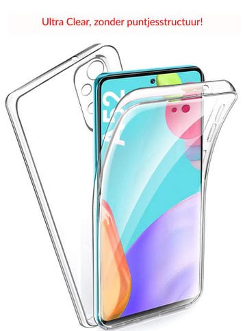 Galaxy A52 / A52s 360° Ultra Clear Hybrid PC + TPU Hoesje, Ophalen of Verzenden, Nieuw
