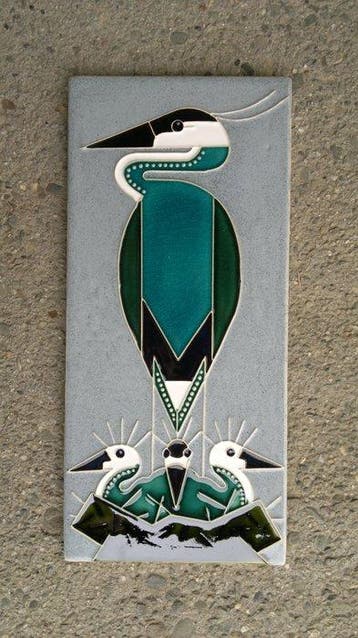 Wanddecoratie - Vogels - Marian Jesie, Antiek en Kunst