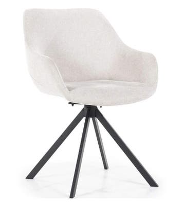 Eetkamerstoel Mamé - Beige Houston - 95840 - eetkamerstoele, Nieuw, Stof