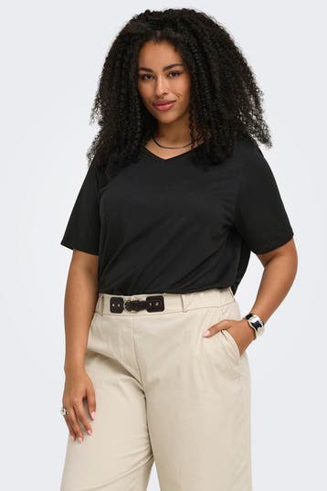 ONLY t-shirt Coral v-hals Maat:, Kleding | Dames, Verzenden, Nieuw, Overige kleuren