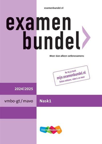 Examenbundel vmbo gtmavo NaSk1 20242025 9789006650686, Boeken, Verzenden, Zo goed als nieuw