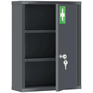 Medisch Kastje Voor Wandmontage Met Slot, 3-laags Stalen Wan, Verzenden, Nieuw