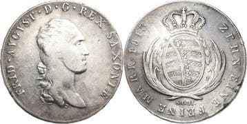 Taler, daalder 1813, Sachsen-kurlinie ab 1547 (albertiner..., Verzenden