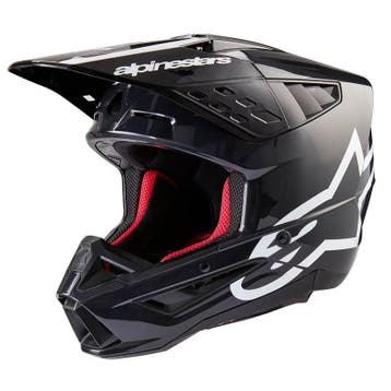 Alpinestars S-M5 Corp Helm Ece 22.06 Donkergrijs Glanzend, Motoren, Kleding | Motorhelmen, XXL, Nieuw met kaartje, Overige merken