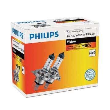 Philips H4 121V - Vision - Set, Verzenden, Nieuw, Maserati