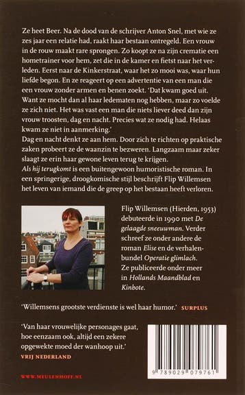 Als hij terugkomt 9789029079761 F. Willemsen, Verzenden, Zo goed als nieuw, F. Willemsen