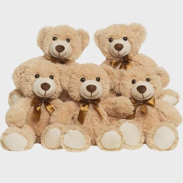 Set van 5 Pluche Teddyberen - 35cm - Knuffel Cadeau voor Kin, Verzenden, Nieuw