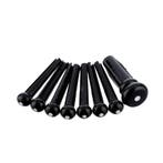 Fender Brugpinnen set voor akoestische gitaar zwart, Muziek en Instrumenten, Instrumenten | Onderdelen, Verzenden, Nieuw