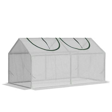 TRUUSK PE Broeikas 120x60x60 cm - Met Venster - Tomatenkas -, Tuin en Terras, Verzenden
