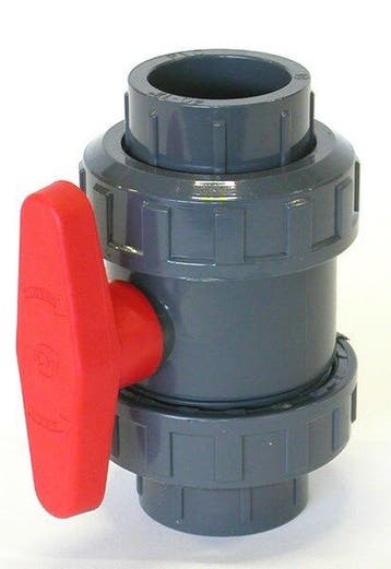 CH pvc kogelkraan, inwendig lijm-40 mm, 16 bar, Verzenden, Nieuw