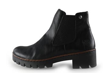 Rieker Chelsea boots in maat 41 Zwart, Verzenden, Zwart, Overige typen, Zo goed als nieuw