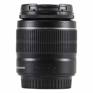 Canon EF-S 18-55mm f/3.5-5.6 III met garantie, Gebruikt, Canon, Ophalen of Verzenden, Standaardlens