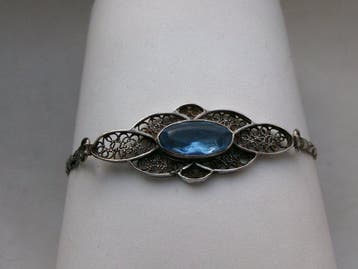 Zilver, filigraan - Armband - Art Deco
