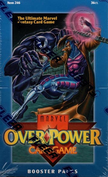 Fleer Marvel Overpower Card Game Booster Box uit 1995 (36 bo, Verzenden, Nieuw