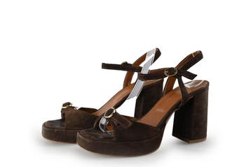 Manfield Sandalen in maat 36 Bruin, Bruin, Verzenden, Sandalen of Muiltjes, Manfield