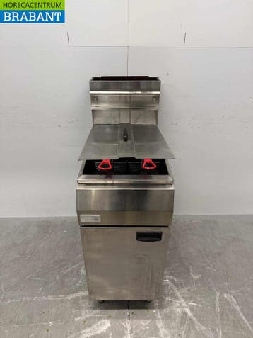 RVS Combisteel Friteuse 21 liter GAS Horeca, Zakelijke goederen, Ophalen of Verzenden, Gebruikt