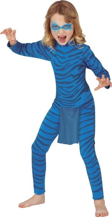 Avatar Kostuum Kind Blauw, Ophalen of Verzenden, Nieuw