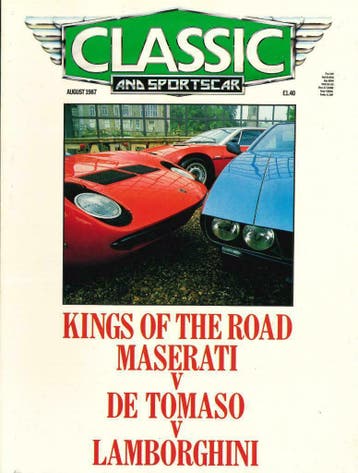 CLASSIC & SPORTSCAR RILEY RM LAMBORGHINI MIURA MASERATI BORA, Verzenden, Gelezen, Algemeen