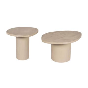 Salontafel Mirre | Sand | Set van 2 | Starfurn, Ophalen of Verzenden, Nieuw