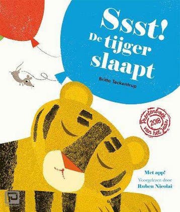 Ssst! De tijger slaapt - mini editie van het Prentenboek van, Boeken, Verzenden, Gelezen, Britta Teckentrup
