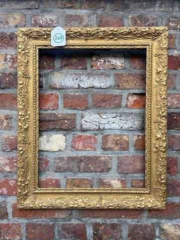 Lijst - 265. Antieke goud vergulde schilderijlijst, voor