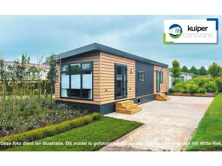 Chalet te koop + 15 jaar garantie standplaats, Noord-Holland, Caravans en Kamperen, Stacaravans, tot en met 4