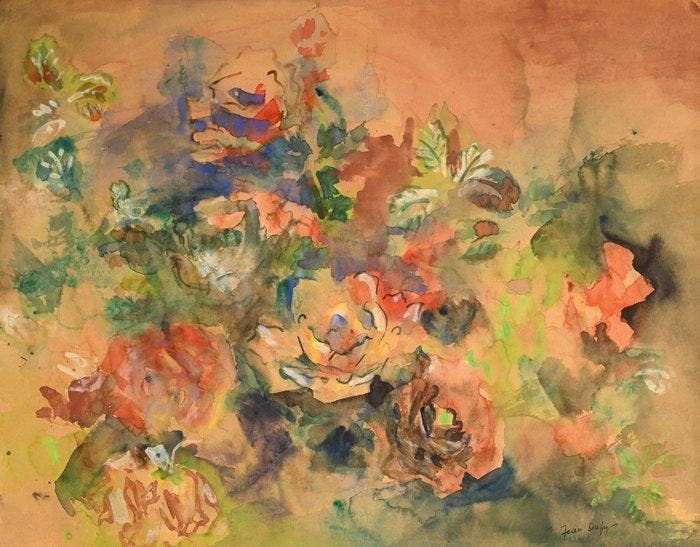 Jean Dufy (1888-1964)  - Jetée de fleurs, Antiek en Kunst, Kunst | Schilderijen | Klassiek
