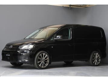 Zakelijke lease - Volkswagen Caddy Cargo Maxi 1.5 TSI AIRCO, Automaat, Stof, Gebruikt, Zwart