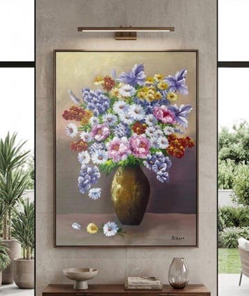 Le Van Ha (1972) - Éclat Printanier 80 60 cm., Antiek en Kunst
