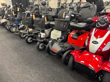 Nieuwe en jonggebruikte scootmobielen tegen scherpe prijzen, Life and Mobility, Ophalen of Verzenden, Zo goed als nieuw, 46 km of meer