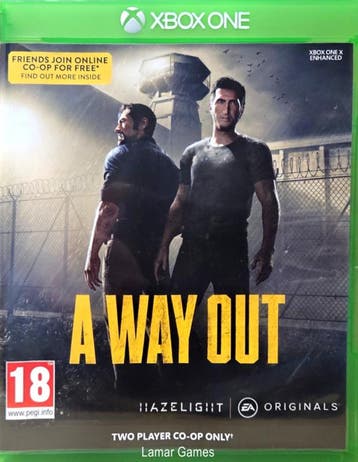 A way out (xbox one tweedehands game), Spelcomputers en Games, Ophalen of Verzenden, Zo goed als nieuw
