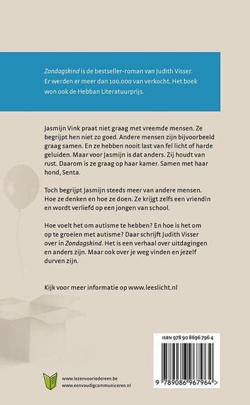 9789086967964 Leeslicht - Zondagskind Judith Visser, Verzenden, Nieuw, Judith Visser