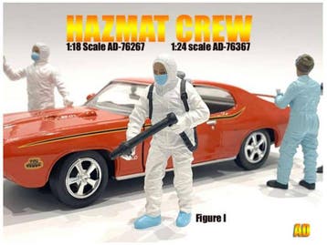 GSDCCad 00076367 1/24 Hazmat Crew Figure I (1:24, Figuren), Ophalen of Verzenden, Nieuw