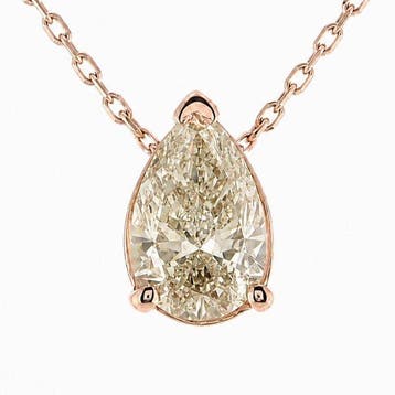 Zonder minimumprijs - Ketting met hanger - 14 karaat