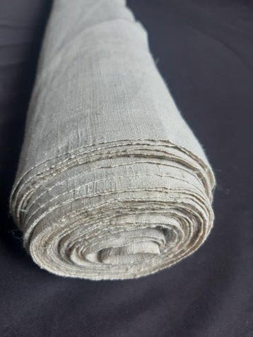 antieke grote baal linnen stof - Textiel - 650 cm - 81 cm -
