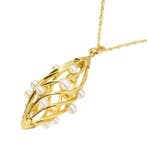 Mikimoto - Halsketting - 18 karaat Geel goud, Sieraden, Tassen en Uiterlijk, Kettingen, Nieuw