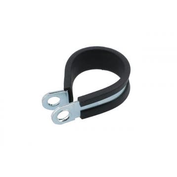 Leidingclips 25 mm - 10 stuks - P clip met rubber voering, Verzenden, Nieuw
