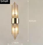 Luxe Kristallen Wandlamp – Modern Nordic Design, Verzenden, Nieuw