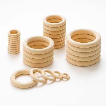 Houten ring voor knutselwerkjes (30 mm), Ophalen of Verzenden, Nieuw