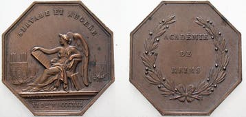 Brons medaille 1841 Frankreich Louis Philipp 1830-1848, Verzenden