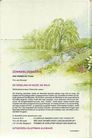 De drieling in Huize de Wilg / Zonnebloem serie / 3 Brussel, Verzenden, Gelezen, Brussel
